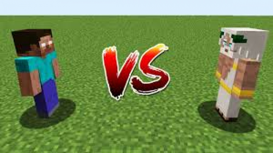 هیروبراین vs گاد herobrine vs god ماینکرافت