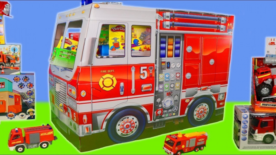 کارتون کودکانه ماشین بازی _ با داستان ماشین آتش نشانی کنترلی
