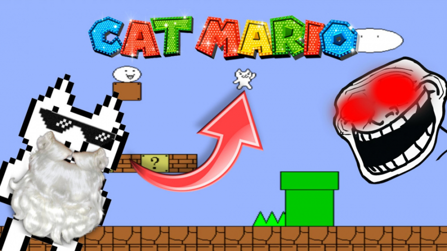 این لعنتی رو هیچ وقت بازی نکنید!!! ( Cat mario )