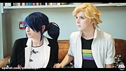 دختر کفشدوزکی و گربه ی سیاه در...