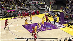 گیم پلی بازی NBA 2K10 برای XBOX 360
