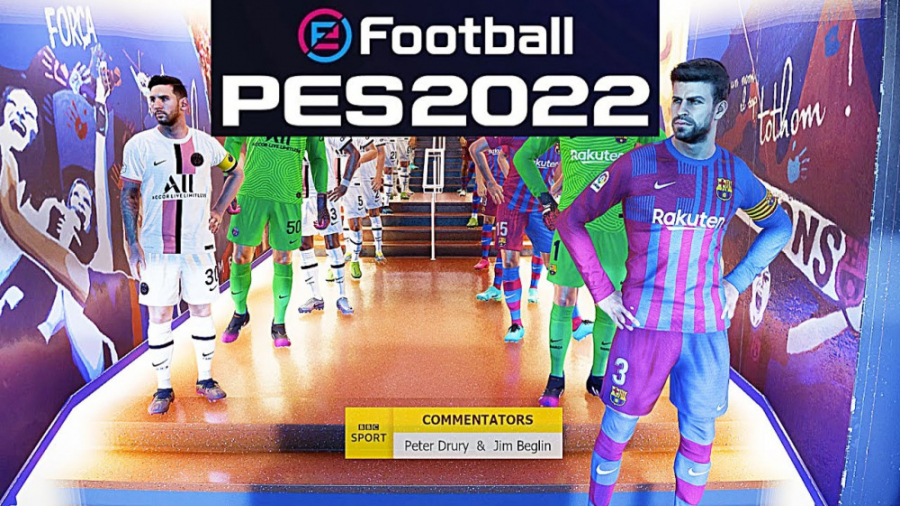 پاریسن ژرمن - بارسلونا PES 2022 PS5 MOD