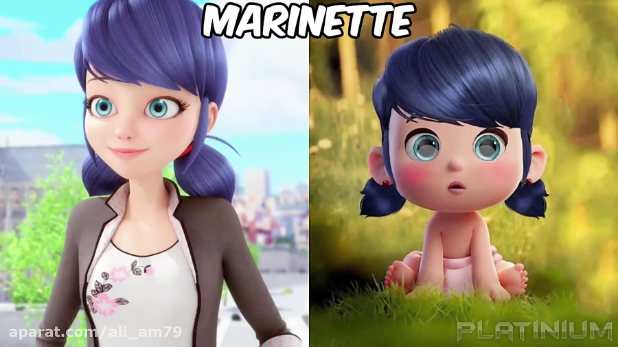 شخصیت های کارتون لیدی باگ در ک...