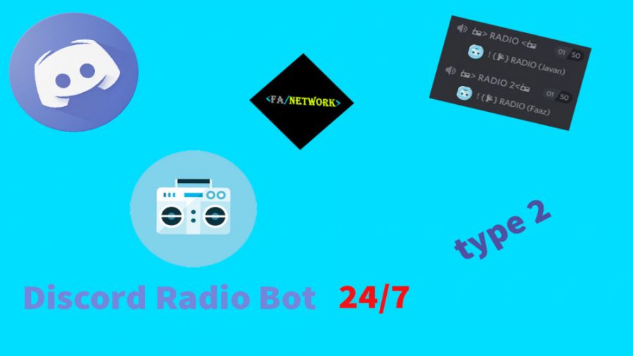 ساخت بات دیسکورد نوع 2|Making Radio Bot Discord 24/7 2