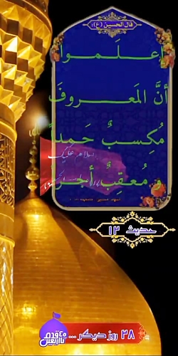 اویس مویلحه/استوری /وضعیت /حدیث شماره (۱۲) /خوبی کردن