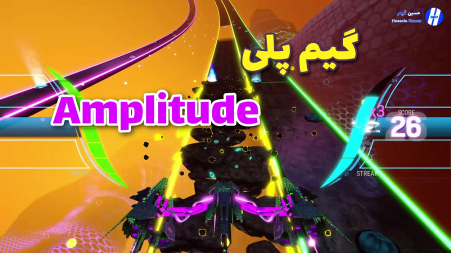 گیم پلی Amplitude | بازی با آهنگ