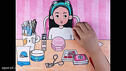 باربی | میکاپ باربی به سبک میویس دراکولا | ایده های هتل ترانسیلوانیا | مایکل جردن