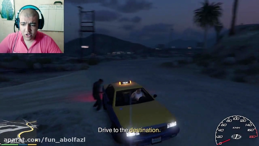 تو gtav راننده تاکسی شدم