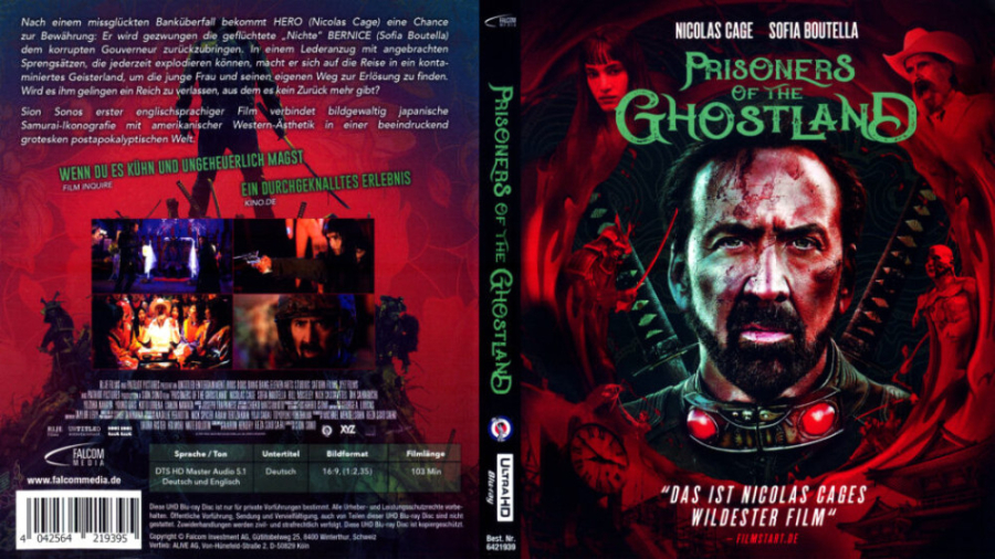 فیلم ترسناک زندانیان سرزمین ارواح Prisoners of the Ghostland 2021 زمان5779ثانیه