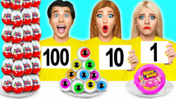 چالش 100 لایه ای سبز زرد ابی