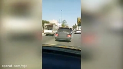 عجیب ترین نوع حمل بار با پراید