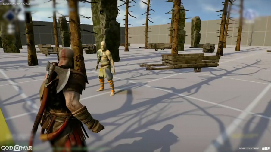 ساخت مبارزه با Baldur در بازی God Of War 2018