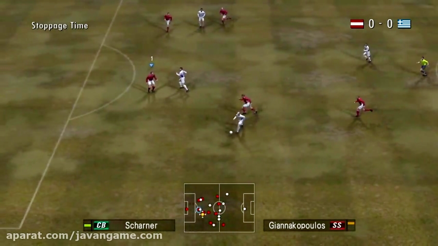 گیم پلی بازی Pro Evolution Soccer 6 برای XBOX 360