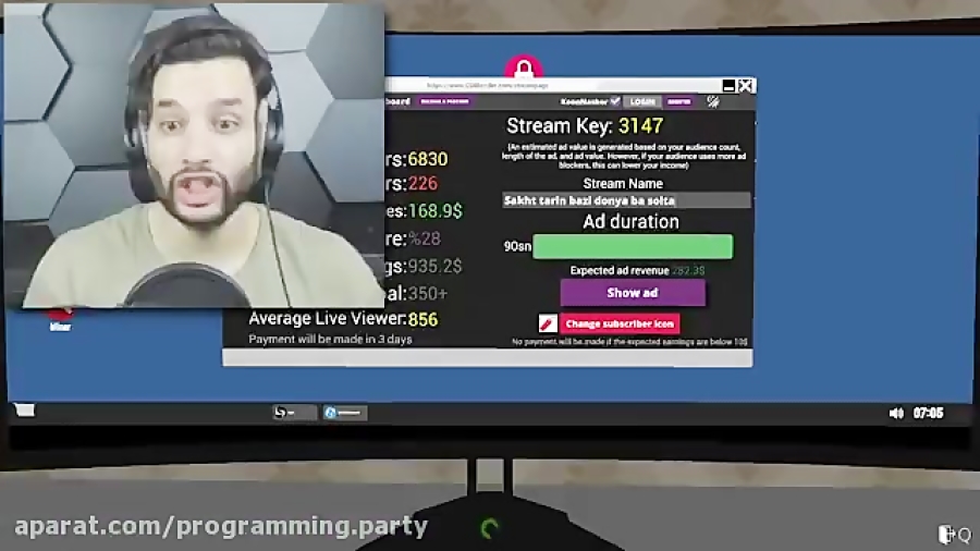 کیبوردم و شکوندم Streamer Life Simulator 14