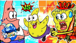 باب اسفنجی جدید || چالش غذا در...