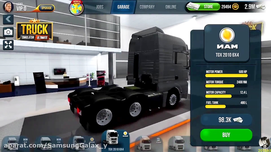 گیم پلی بازی Truck simulator : ultimate