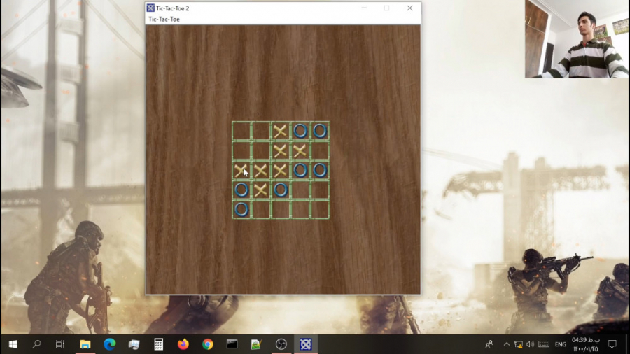 گیم پلی بازی Tic Tac Toe 2 نسخه کامپیوتر هوش مصنوعی جالب بازی رو ببینید