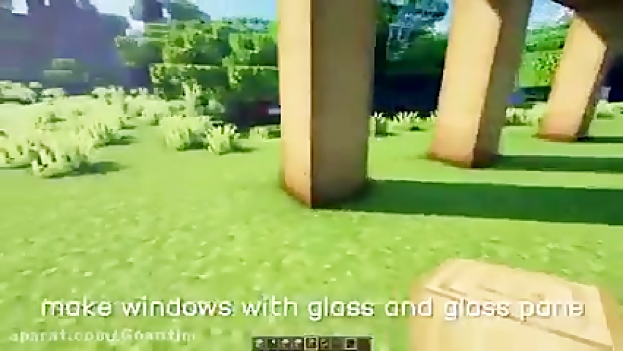 ماینکرافت ساخته خانه مدرن