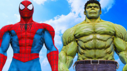 مبارزه هالک و اسپایدرمن