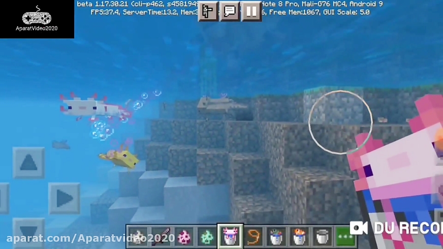 آموزش بازی ماینکرافت در حیوانات دریایی mincerft