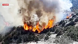 آتش سوزی شدید در درازنوی کردکو...