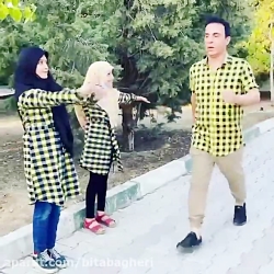 شوخی جالب عمو پورنگ با دو دختر...