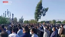 تشییع پیکر شهید لندی تا خانه ا...