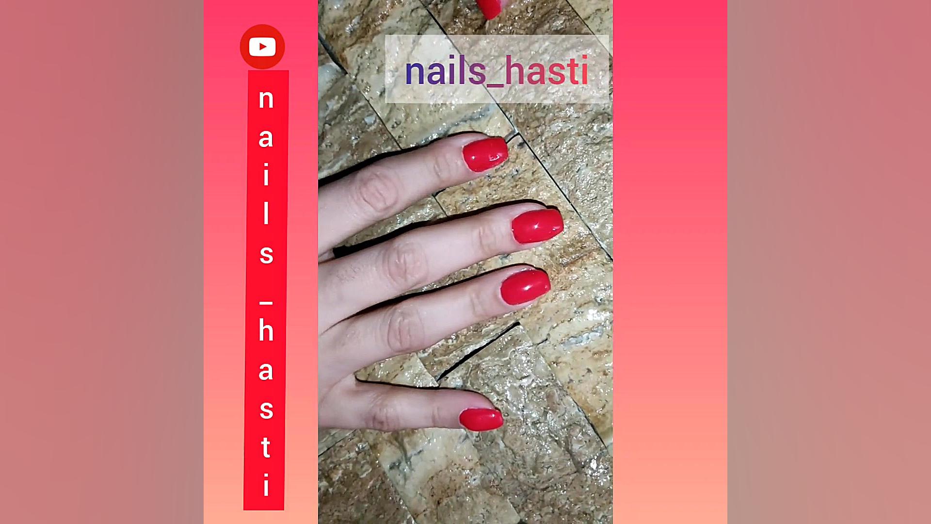 استحکام بخشیدن به ناخن ( لمینت ) همراه با لاک ژل ابمابوسیکلیب