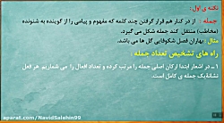 ادبیات هفتم  روش یافتن تعداد جمله