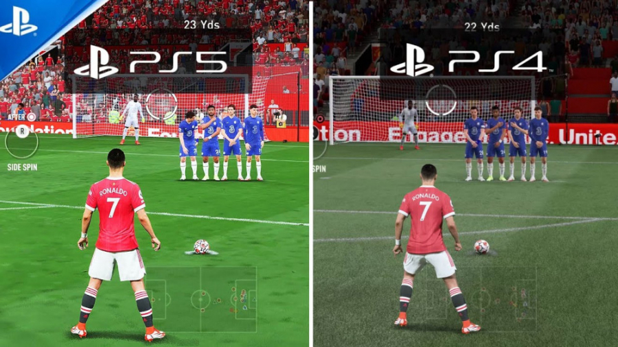 مقایسه بازی FIFA 22 در کنسول های PS4 و PS5