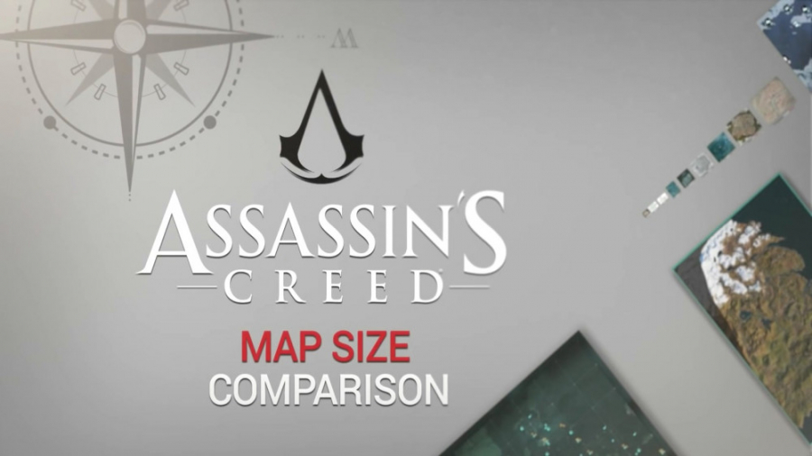مقایسه وسعت نقشه تمام بازی های سری Assassin#039; s Creed