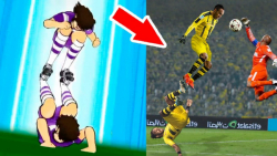 اتفاق افتادن حرکات کارتون فوتب...