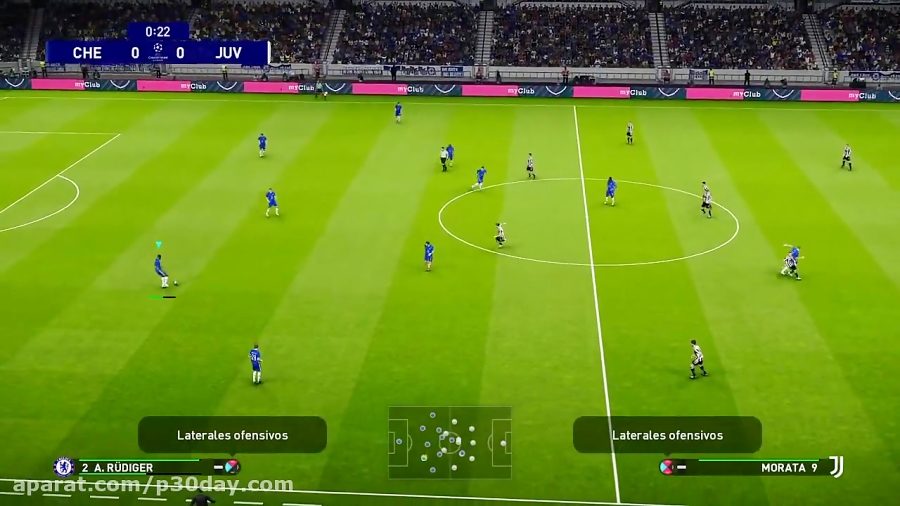 گیمپلی بازی eFootball PES 2022 برای PS4