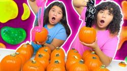 ساخت اسلایم های هالووینی با مر...