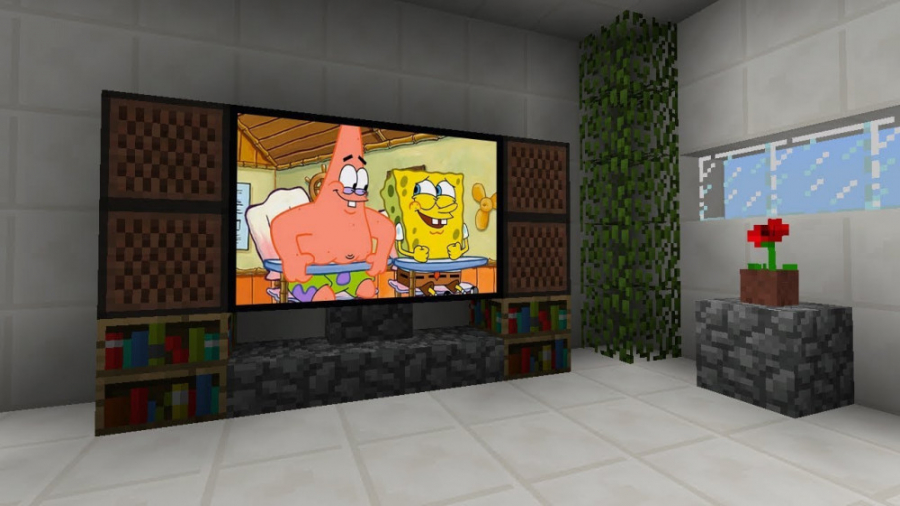 آموزش ساخت تلویزیون در ماین کرافت ️ نکس