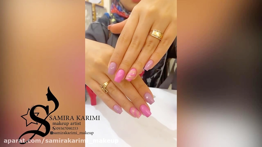 نمونه کار کاشت ناخن