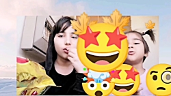 چالش اسمر فود با سلنا و ساینا