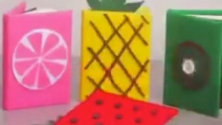 آموزش تزئین جلد دفتر با استفاد...