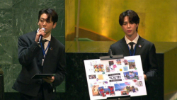 BTS سخنرانی بی تی اس در سازمان...