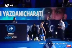 کشتی حسن یزدانی با دیوید تیلور