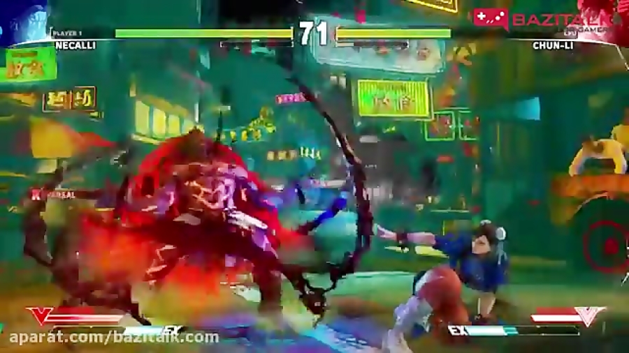 ویدئو معرفی مبارز Necalli در Street Fighter V زمان133ثانیه