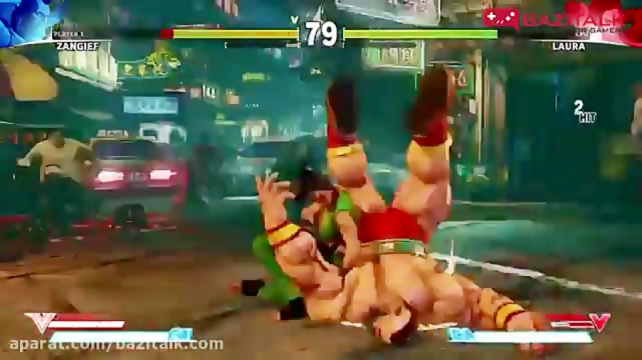 ویدئو معرفی مبارز Zangief در Street Fighter V زمان112ثانیه