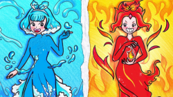 ایده های کارتونی:::پرنسس آتش و...