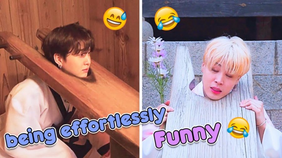 BTS وقتی بی تی اس بی هیچ زحمتی بامزه اسـ «فانـی مومنت 2021 بی تی اس» کیفیت 1080p لیپوماتیک