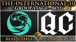 مسابقات جهانی The International 10 | مرحله گروهی Quincy Crew - Beastcoast