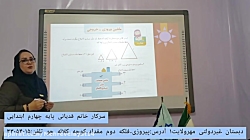 رياضى چهارم دبستان فصل اول ماشين ورودى _خروجى(سركار خانم قديانى)