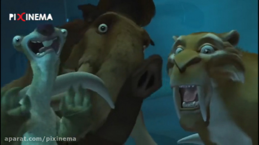سکانس عبور از غار یخی در فیلم عصر یخبندان (Ice Age, 2002) زمان347ثانیه