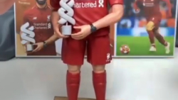 ساخت مجسمه ی محمد صلاح (فوتبال...