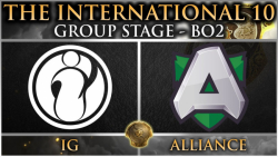 مسابقات جهانی The International 10 | مرحله گروهی IG - Alliance