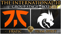 مسابقات جهانی The International 10 | مرحله گروهی Fnatic - Team Spirit